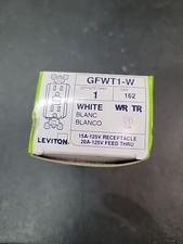 Leviton GFWT1-W Self-Test SmartlockPro Slim GFCI Weather-Resistant Receptacle A1