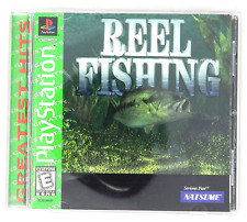 REEL FISHING (NATSUME) SONY PLAYSTATION ONE PS1 VIDEO GAME (CIB & TESTED)