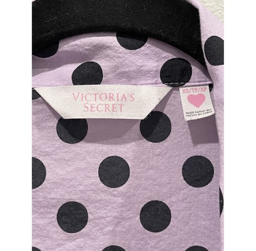 VICTORIA'S SECRET Polka Dot Pajama Top Size XS - Picture 2 of 3