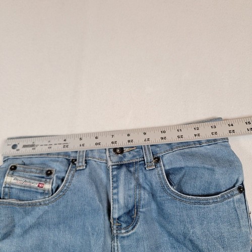 Diesel Women's Straight Leg Jeans Sz 26 Blue Denim Made in Italy - Picture 5 of 11