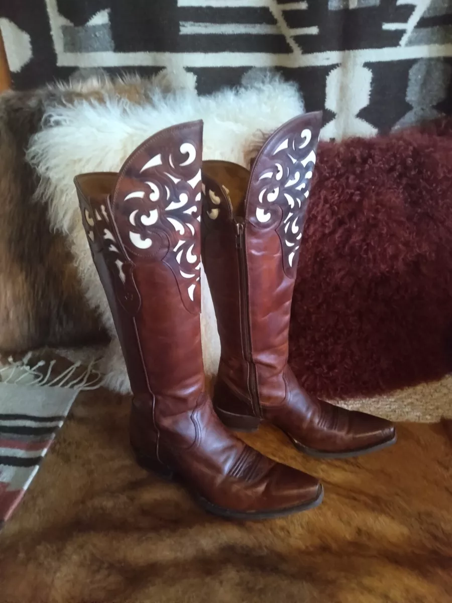 Ariat hacienda boots store for sale