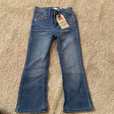 Levis 715 girls Size 4 Regular, Boot Cut Stretch, Adjustable Waist New