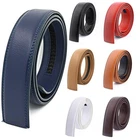 3.5cm Luxury Men's Automatic Buckle Belt Strap Leather Ratchet Strap Jeans Gift