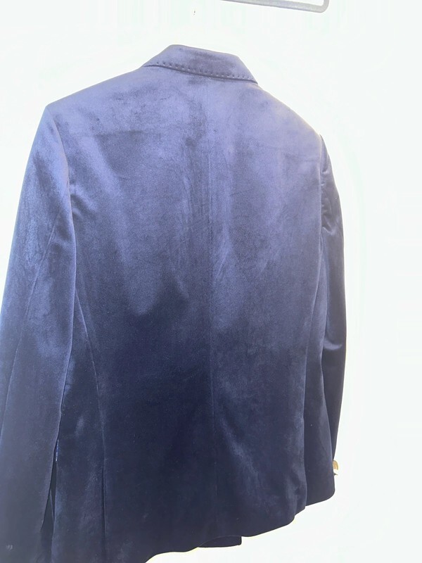 Gianni Feraud cross button blazer , velour, size 40”, RRP £225 40S·New with image 7