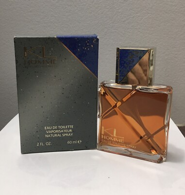 KL Homme by Karl Lagerfeld 2 Fl. Oz Edt Spray Parfums NIB