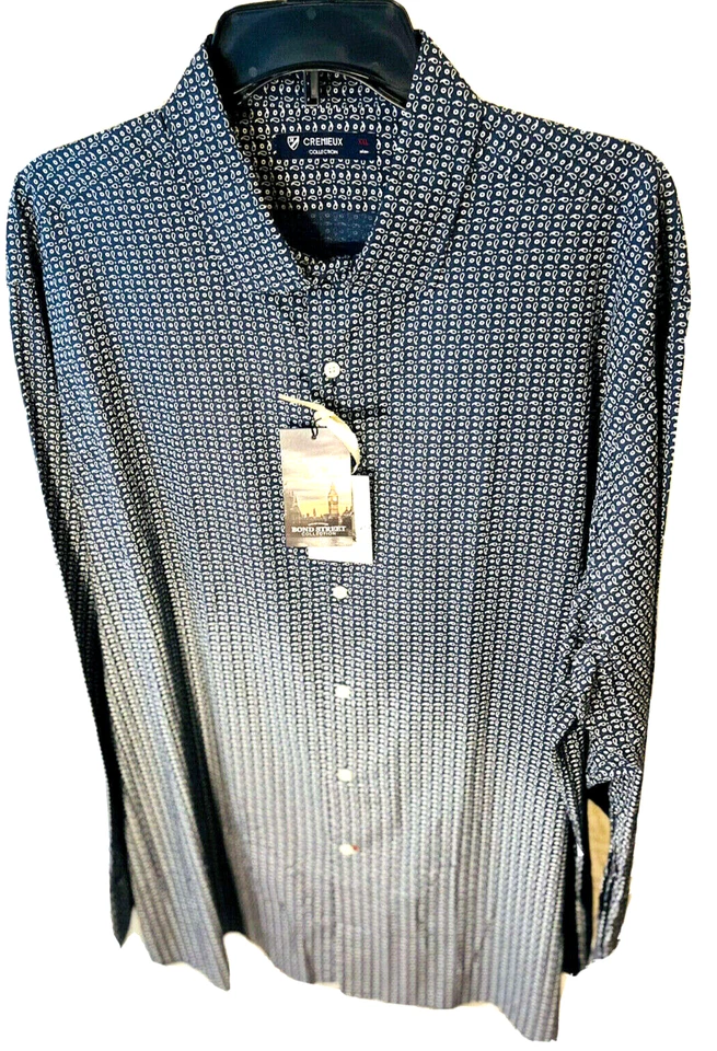 Camisa Daniel Cremieux XXL Para Hombre Azul Marino Grande Alta Bond Street Nueva con Etiquetas $89.50 Foto 3 de 4