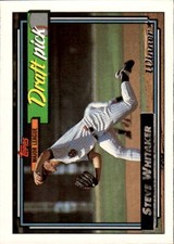 1992 Topps Steve Whitaker #369 Gold Winners San Francisco Giants