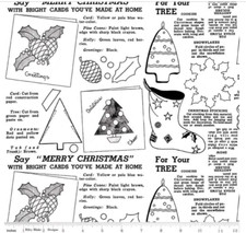 Riley Blake Designs Classic Christmas Handmade White / Sold by The 1/2 Yard