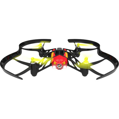 parrot evo airborne night drone blue