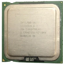 Intel Celeron D 326/347 2.53GHz 3.06GHz Socket 775 CPU 533 Processors used