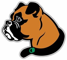 Boxer Dog Pet Car Bumper Window Sticker Decal 5"X4"