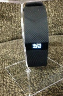 Fitbit Charge HR Large Black fitness tracker Lg fb405BKL tracker