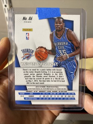 2015 PRIZM KEVIN DURANT SILVER PSA9