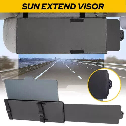 Car Visor Sunshade Extender Universal And Anti Glare Sun Visor for All Cars - Picture 1 of 8
