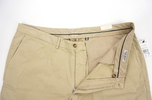 NUEVOS PANTALONES CHINOS ALLSTON PARA HOMBRE OOBE MARCA CLARO MARRÓN CAQUI TALLA 42X32 - Imagen 9 de 9