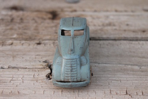 ~~~ VINTAGE TOOTSIETOY JUMBO BLAU COUPE DRUCKGUSS 5" ~~~ - Bild 3 von 7