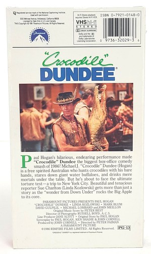 Crocodile Dundee (VHS, 1991) - Picture 2 of 4