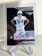 2023 Panini Black Football #103 Elijah Higgins Rookie Auto /199