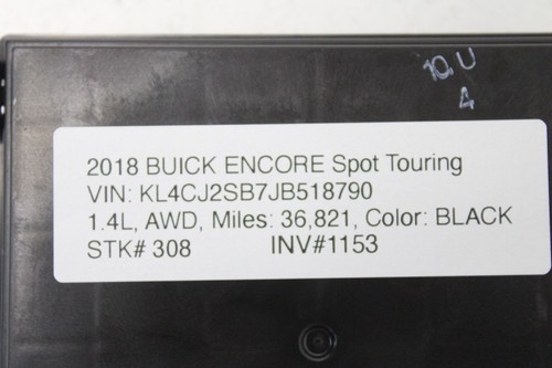 2018-2020 BUICK ENCORE THEFT LOCKING KEYLESS ENTRY COMPUTER CONTROL MODULE OEM - Picture 5 of 5