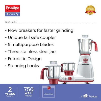 prestige deluxe ls mixer grinder