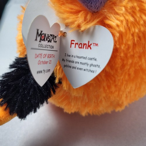 TY MONSTAZ Beanie Baby Frank Monster 5 Zoll MWMTs Plüschtier Stofftier Spielzeug ohne Sound - Bild 5 von 6