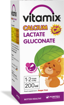 Calciumlactat Gluconat Liquid 200ml, Kindergesundheit, zuckerfrei, Immunsystem