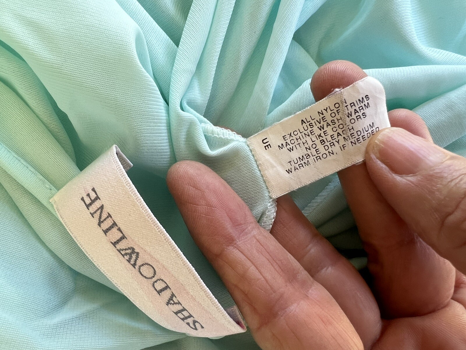 Shadowline Medium Nylon Robe Duster Button Front … - image 9