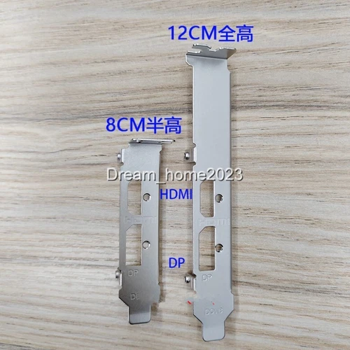Full Hight Low Profile Bracket For HP XFX Radeon RX 6300 RX 6400 Graphics Card