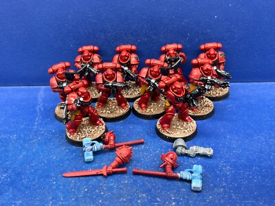 10 Primaris Intercessors der Blood Angels