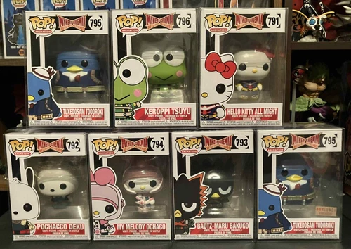My Hero Academia X Hello Kitty and Friends Funko Pop Lot!