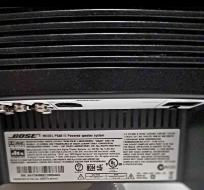 Bose PS 48 Series III Powered Subwoofer Lifestyle 18 28 38