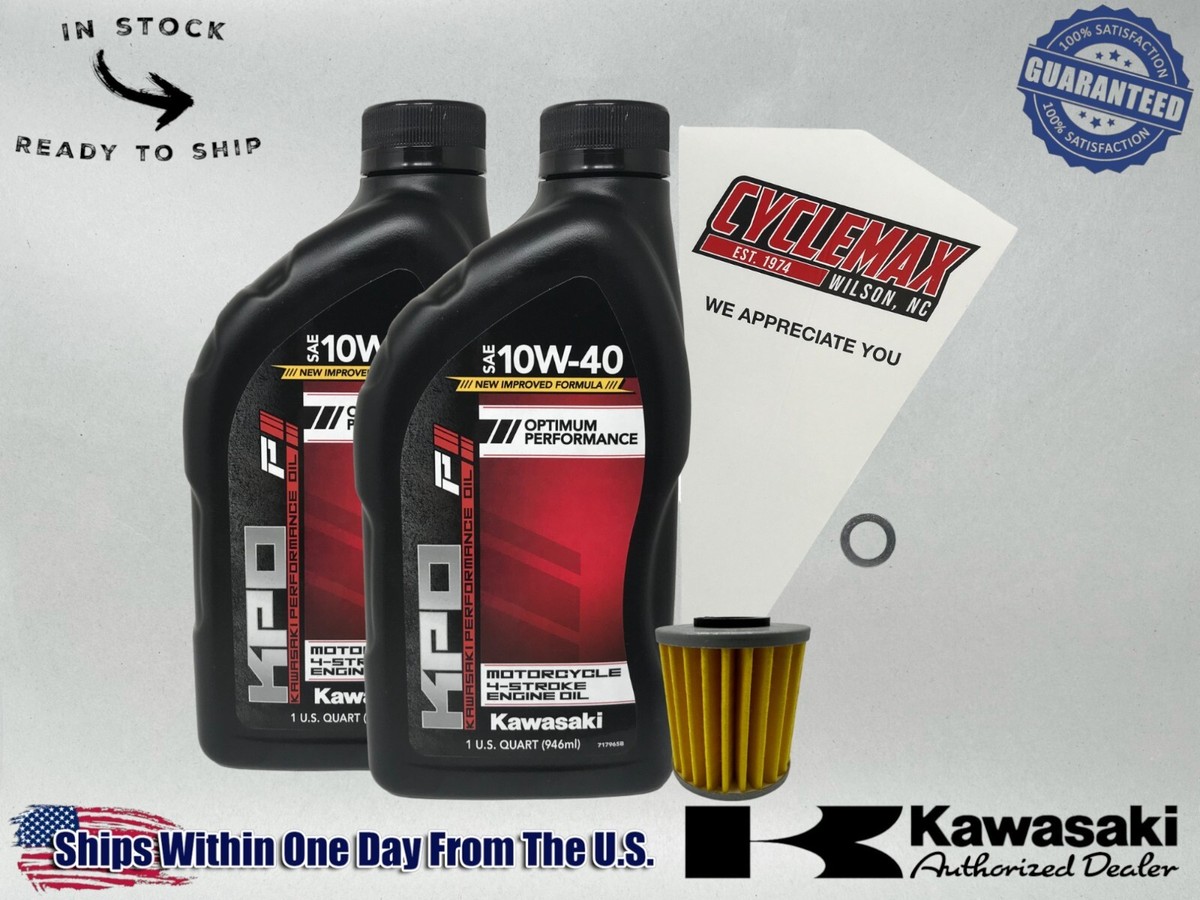 【鈴木】 Cyclemax Standard KPO Oil Change Kit fits 2006-2012 Kawasaki