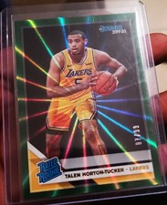 2019 Donruss Rated Rookies Holo Green Laser 07 /99 Talen Horton-Tucker #248