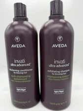 Aveda Invati (LIGHT) Exfoliating Shampoo and (LIGHT) Thickening Conditioner duo