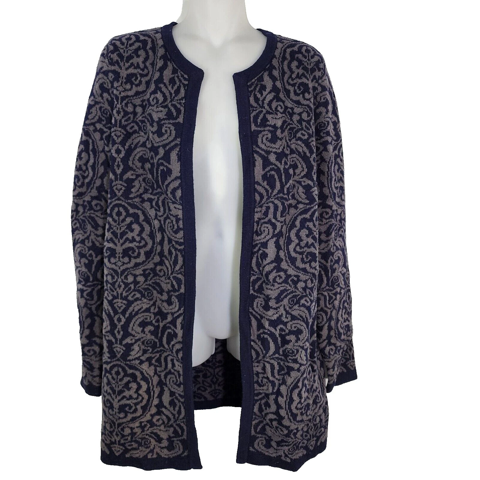 Talbots Women's Cashmere Sweaters Floral Women's Cardigan