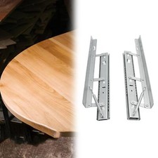 Mesa de Comedor Deslizable Ahorro de Espacio Mesa Plegable Multiusos Riel Elevador
