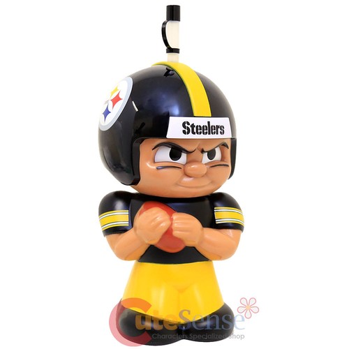 Pittsburgh Steelers Teenymates Big Sip Tumbler NFL Spieler Figur Flasche 16oz - Bild 1 von 2