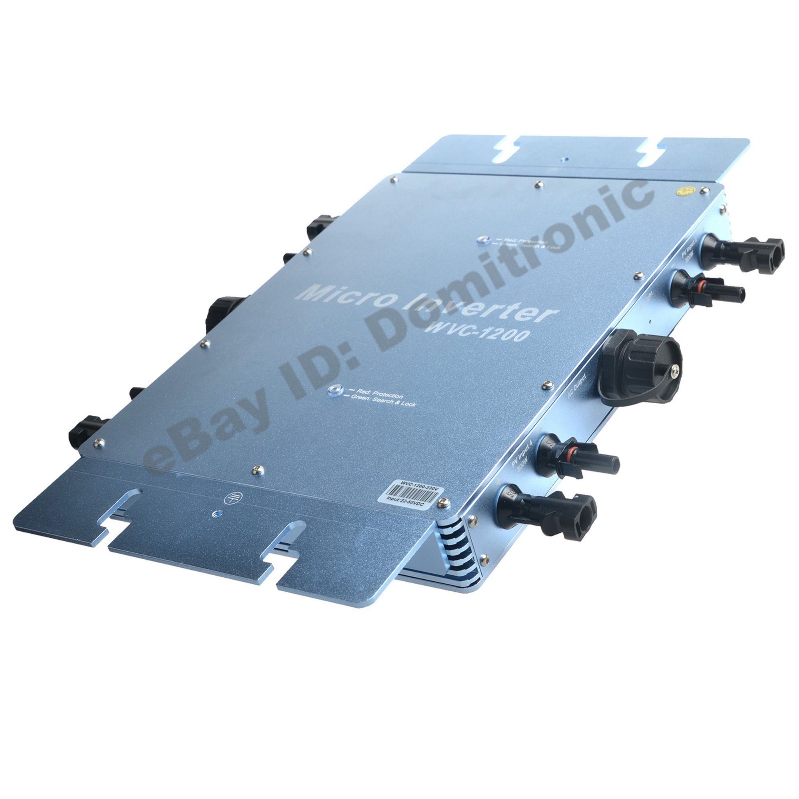 Waterproof 1200W Grid Tie Inverter DC22V50V to AC110V/220V MPPT Solar Inverters eBay