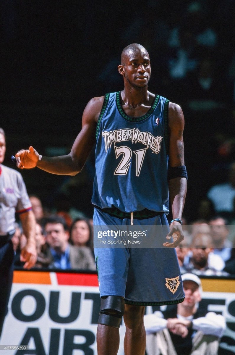 100% Authentic Kevin Garnett 99 00 Puma Timberwolves Game Pro Cut