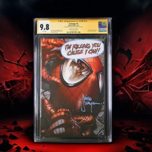 Carnage 1 Suayan Virgin Edition CGC 9.8 SIGNED & SKETCH BY MICO SUAYAN