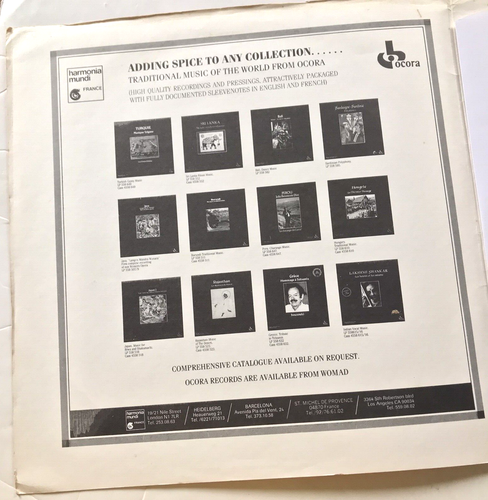 WOMAD Talking Book EUROPE Vinyl LP Compilation 1986 Mad Professor - Picture 5 of 6