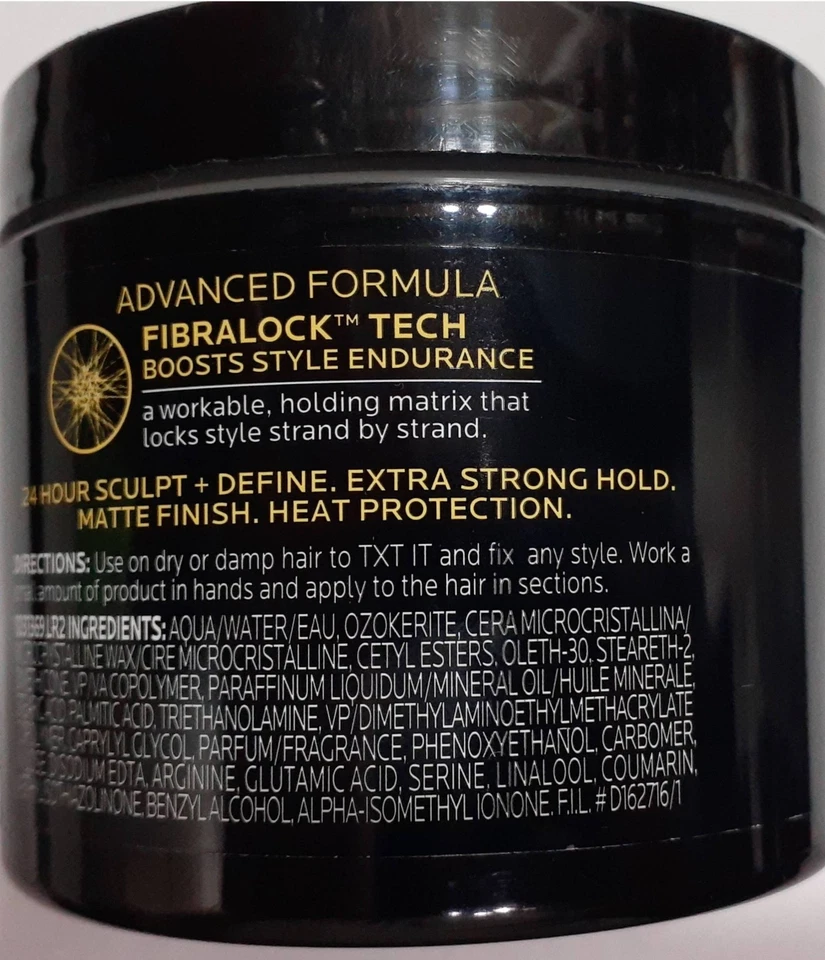 Masilla L'Oreal TXT IT 02 Hyper-Fix sujeción extra fuerte 4 OZ (110 gramos) descontinuada Foto 3 de 3
