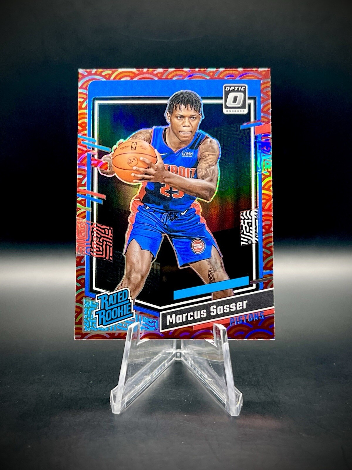 ❤️2023-24 Donruss Optic #242 Marcus Sasser Photon Prizm Rated Rookie RC