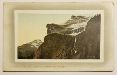 Emerald Peak & Cascade Canadian Rockies Postcard c1908