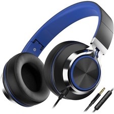 AILIHEN C8 Headphones Wired On-Ear Headphones with Microphone and Volume Cont...