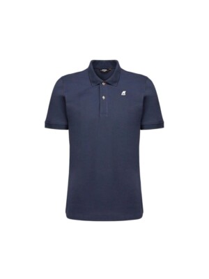 Polo K-Way Modell Vinnie Farbe Blau Depth mit Logo Auf Brusttasche