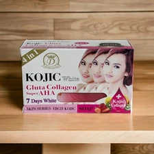 Kojic White Gluta Collagen Super Aha Soap 160g
