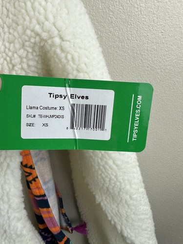 Tipsy Elves Llama Costume, Sleeper, Extra Small, New, Halloween - Picture 6 of 13