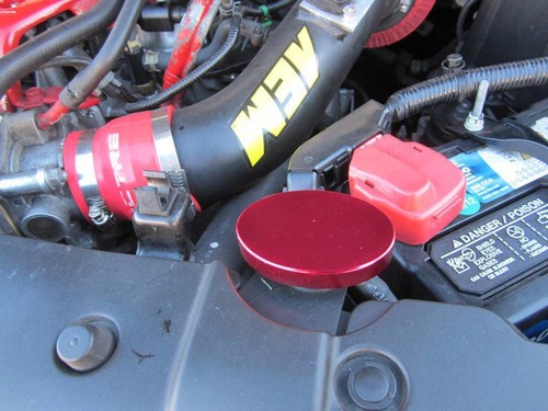 For Honda & Acura Models Radiator Water Cap COVER Anodized Red Aluminum By APC - Picture 7 of 12