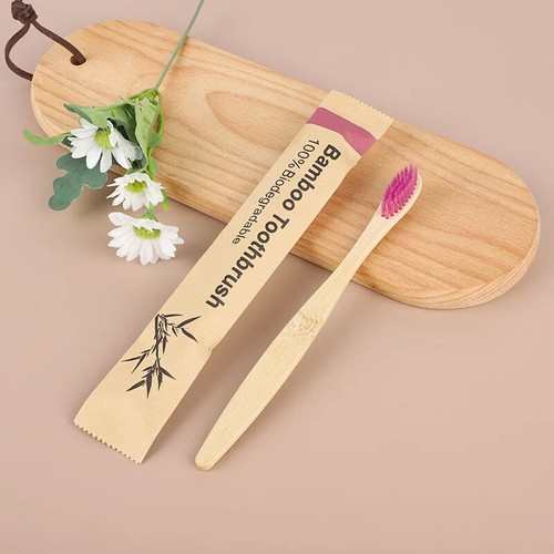 10Pcs Bamboo Toothbrushes Eco Friendly Resuable Adult Wooden Soft Toothbrush - Picture 26 of 34